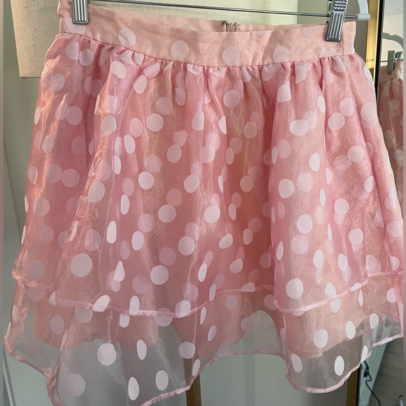 NBD Pink Ruffle Skirt - Picture 3 of 3